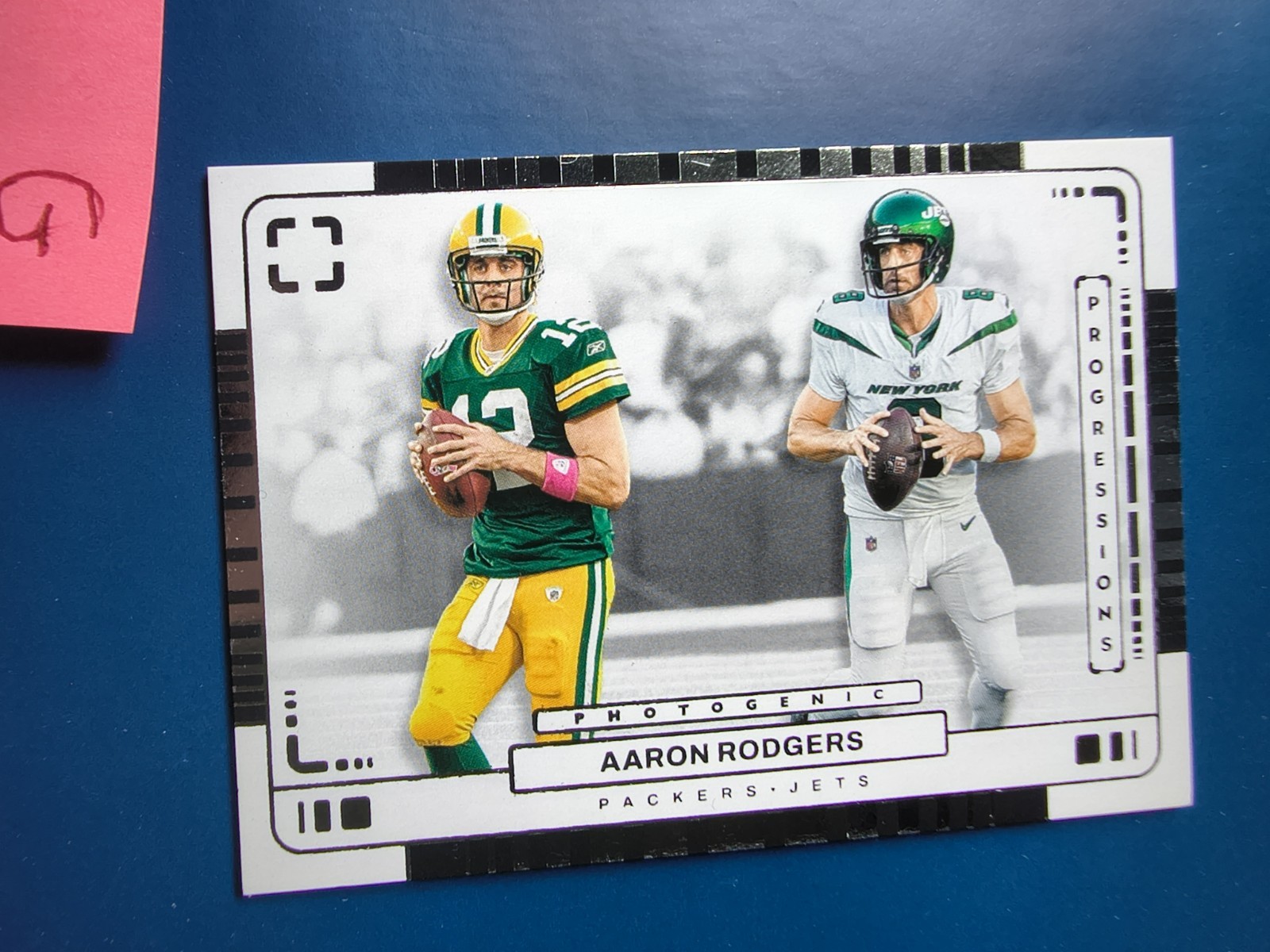 2024 Panini Photogenic Progressions Aaron Rodgers #8 Packers Jets
