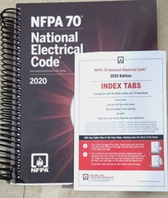 NFPA 70 National Electrical Code 2020 Edition Spiral + Index Tab US item