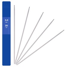 5 Pezzi 3 mm Ferri Doppia Punta Maglia in Acciaio Inox Ferri Leggeri P