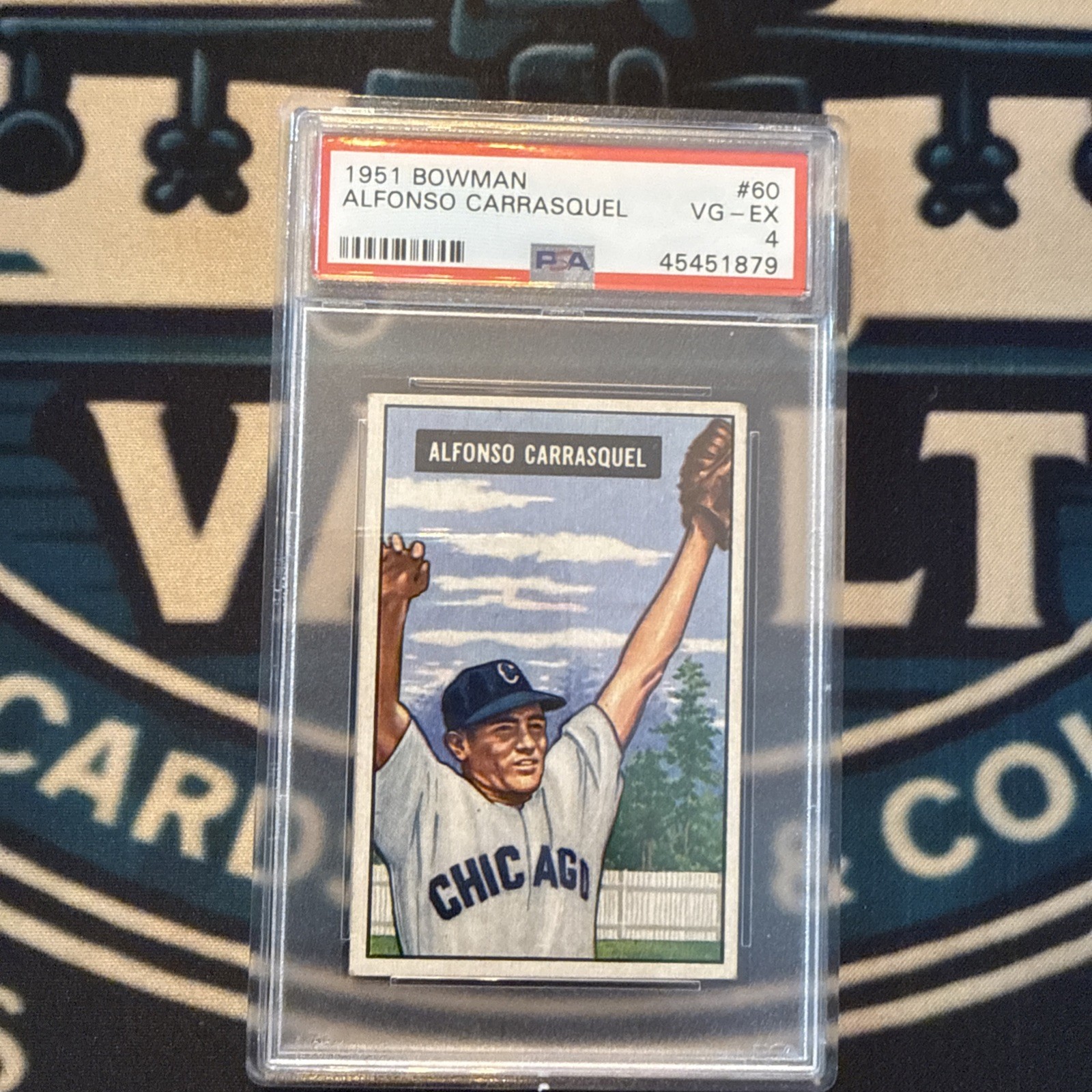 1951 Bowman Chico Carrasquel Alfonso 'Chico' Carrasquel #60 PSA 4 White Sox