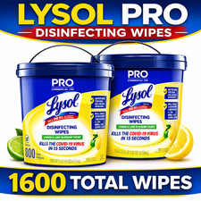 Lysol Pro Disinfecting Wipes 800 Count 2 Pack Lemon Lime Blossom 1920099856