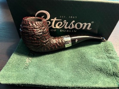 Peterson Pfeife Sherlock Holmes DEERSTALKER rustic - P-Lip und 9mm Filter