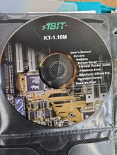 ABIT Motherboard Rev. KT-1.10M Installation Disc CD Disk Only