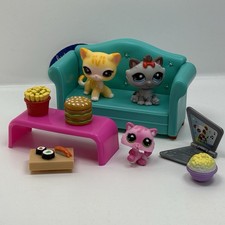CATS #G7 #166 167 168 con accesorios - Auténtico Littlest Pet Shop - Hasbro LPS