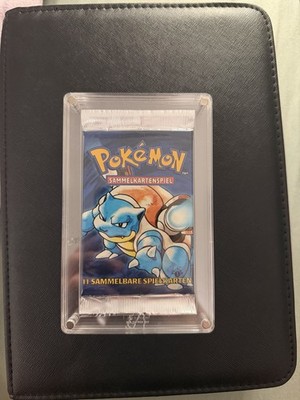 1999 Pokemon German Base Set Booster Pack, 1st Edition, Turtok Artwork, sealed