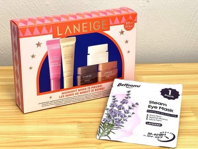 Laneige 2025 Midnight Minis 5pc Set Lip Mask & Balms NEW   RARE-WITH BONUS GIFT