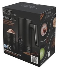 George Wilkinson Chocoluxe Hot Chocolate Maker Milk Warmer & Frother NEW 500W