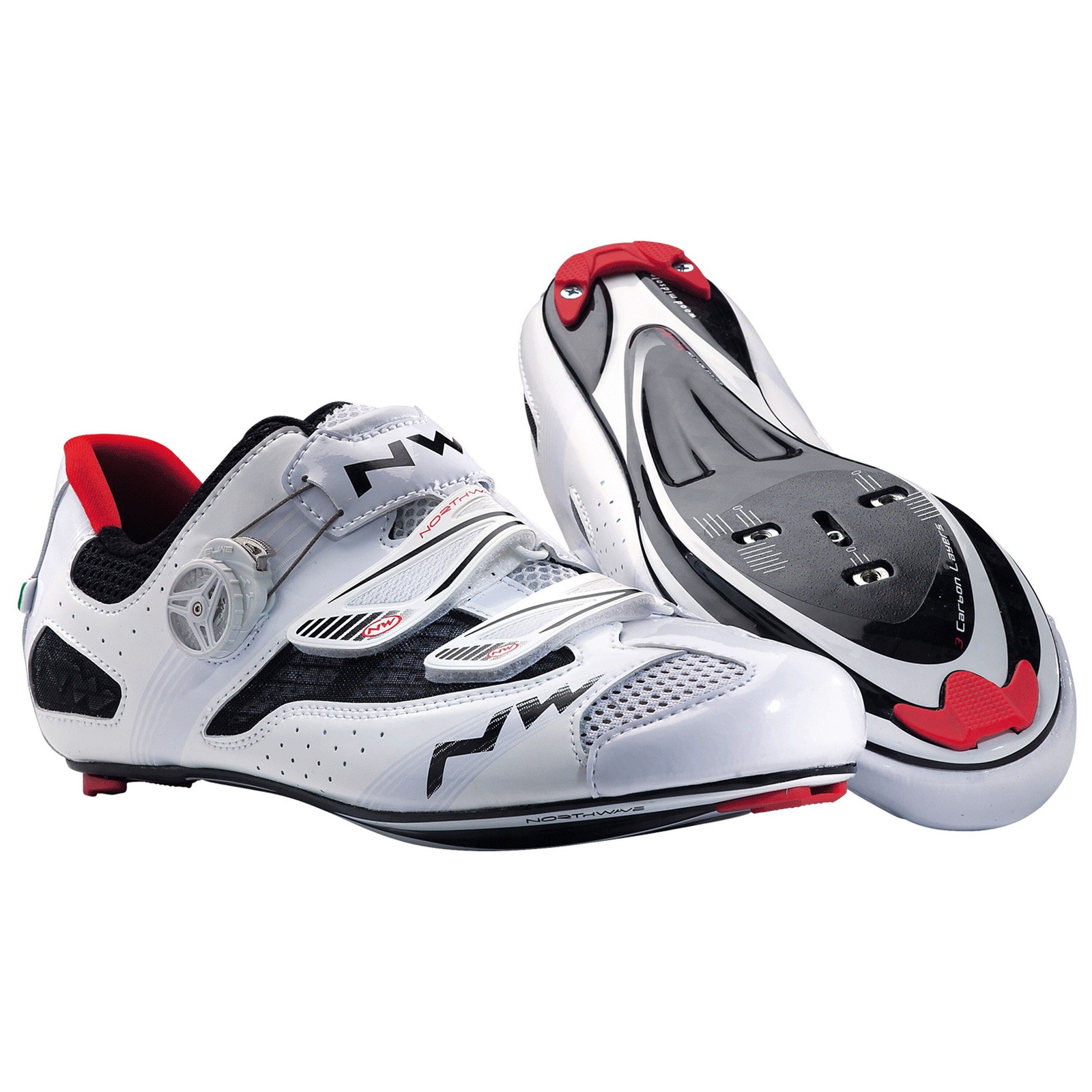 Chaussures Route Northwave Galaxy p.41 Blanc pour vos sorties d'endurance et cols de montagne