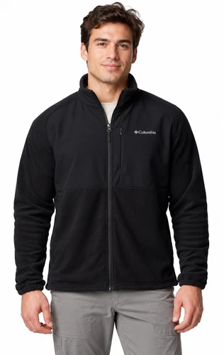 Columbia Men's Sage Peak Full Zip Fleece Comfort Jacket Black M NEW - product listing photo