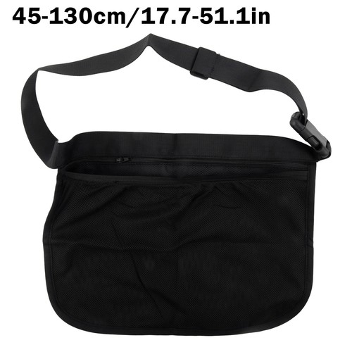 Bolsa de cintura ajustable con soporte para pelota de tenis y pickleball con bolsillo seguro - Imagen 1 de 24