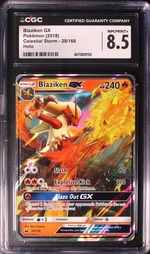 Blaziken-GX graded CGC 8.5 for sale on eBay