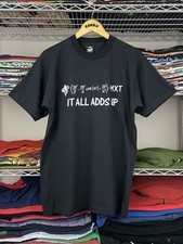 Vintage 1990’s Michelin Single Stitch Black T-Shirt Screen Stars Tag Mens Large