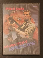 Vintage 1988 Phantom Raiders DVD Movie With Miles O`Keeffe