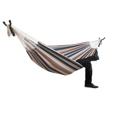 Hamac brésilien double - Lit deux personnes pour jardin, porche, extérieur et