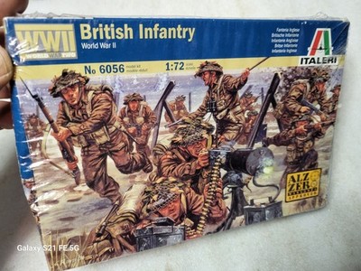 Italeri WW II British Infantry Soldier Figures 1/72 #6056