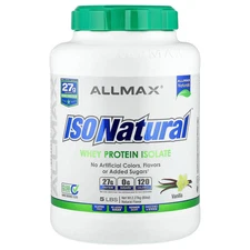 ISONatural™, Whey Protein Isolate, Vanilla, 5 lbs (2.27 kg)
