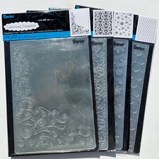 Darice Embossing Essentials Folders Paper Craft Lot Of 4 New  Lot N