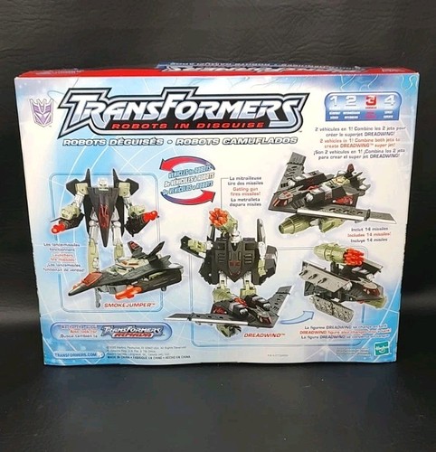 Transformers Robots in Disguise Dreadwind & Smokejumper Action Figure Set 2002 - Picture 15 of 19
