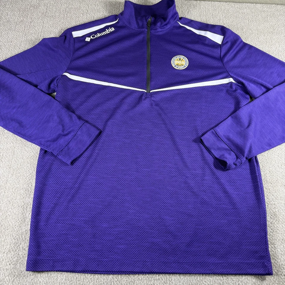 Pullover PGA Golf Columbia con cremallera de cuarto para hombre manga media larga rendimiento 2016 Foto 2 de 4