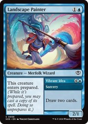Landscape Painter // Vibrant Idea (Foil) #56 Secrets of Strixhaven