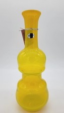 Blenko 2513 Strangs 1st Qual. - Citrine FOG Spec. Edit. Piece Signed by Designer