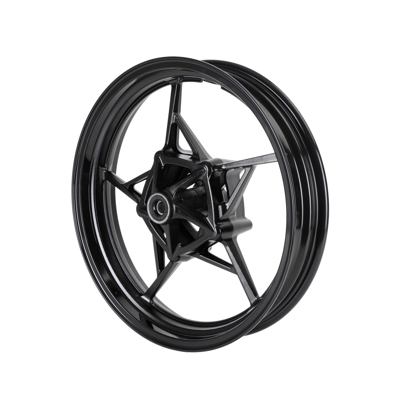 🛞Glossy Black Front Wheel Rim For Kawasaki Z400 EX400 Ninja 400 ABS 2018-2023
