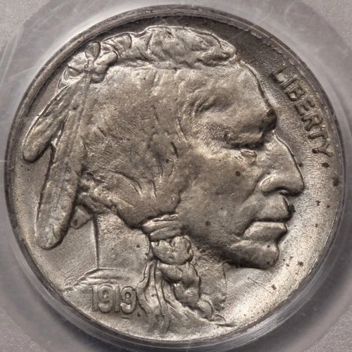 1919 Buffalo Nickel PCGS AU-58