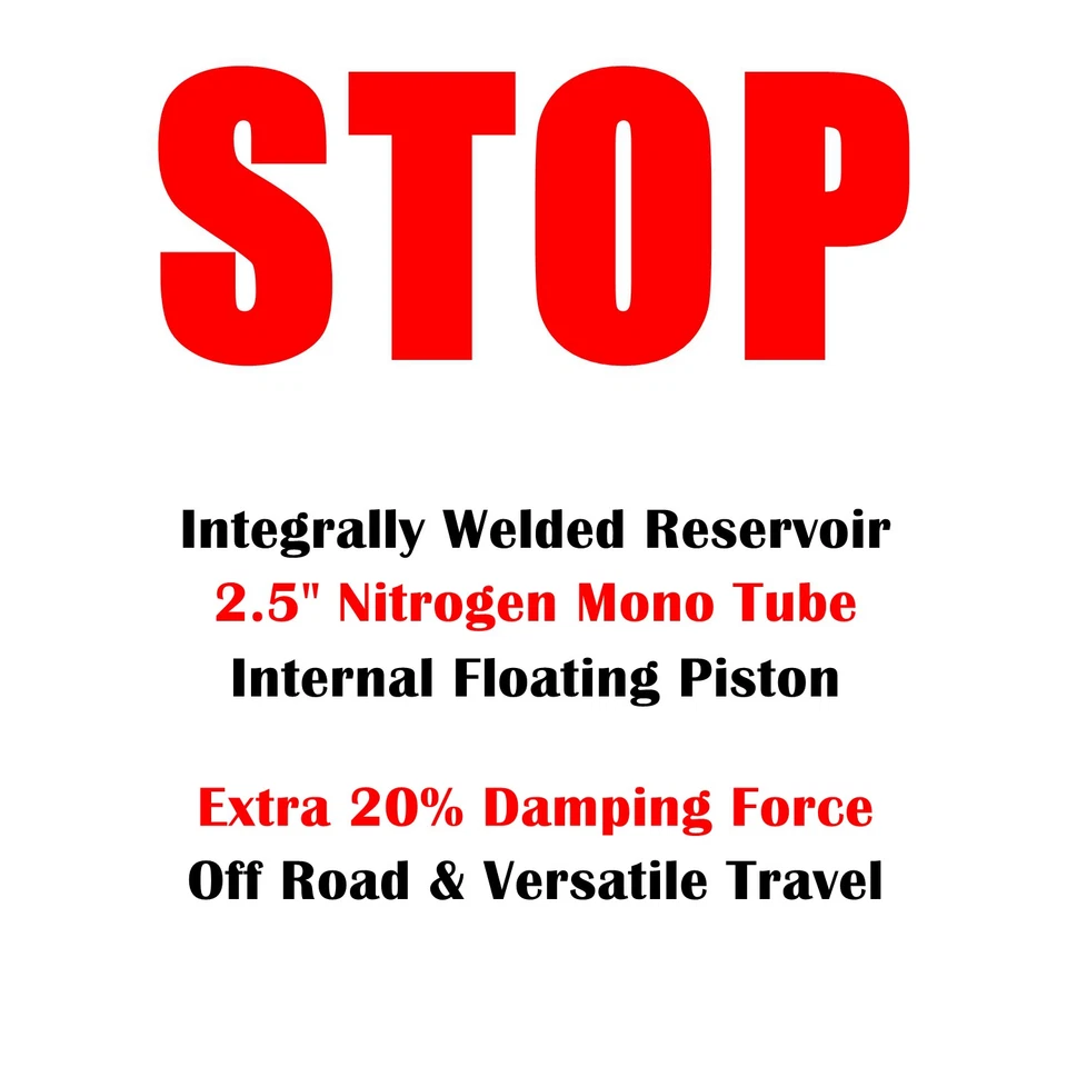 FAPO P6 Rear 0-2" Lift Shocks For Nissan Xterra 2005-2015 - Image 2 of 4