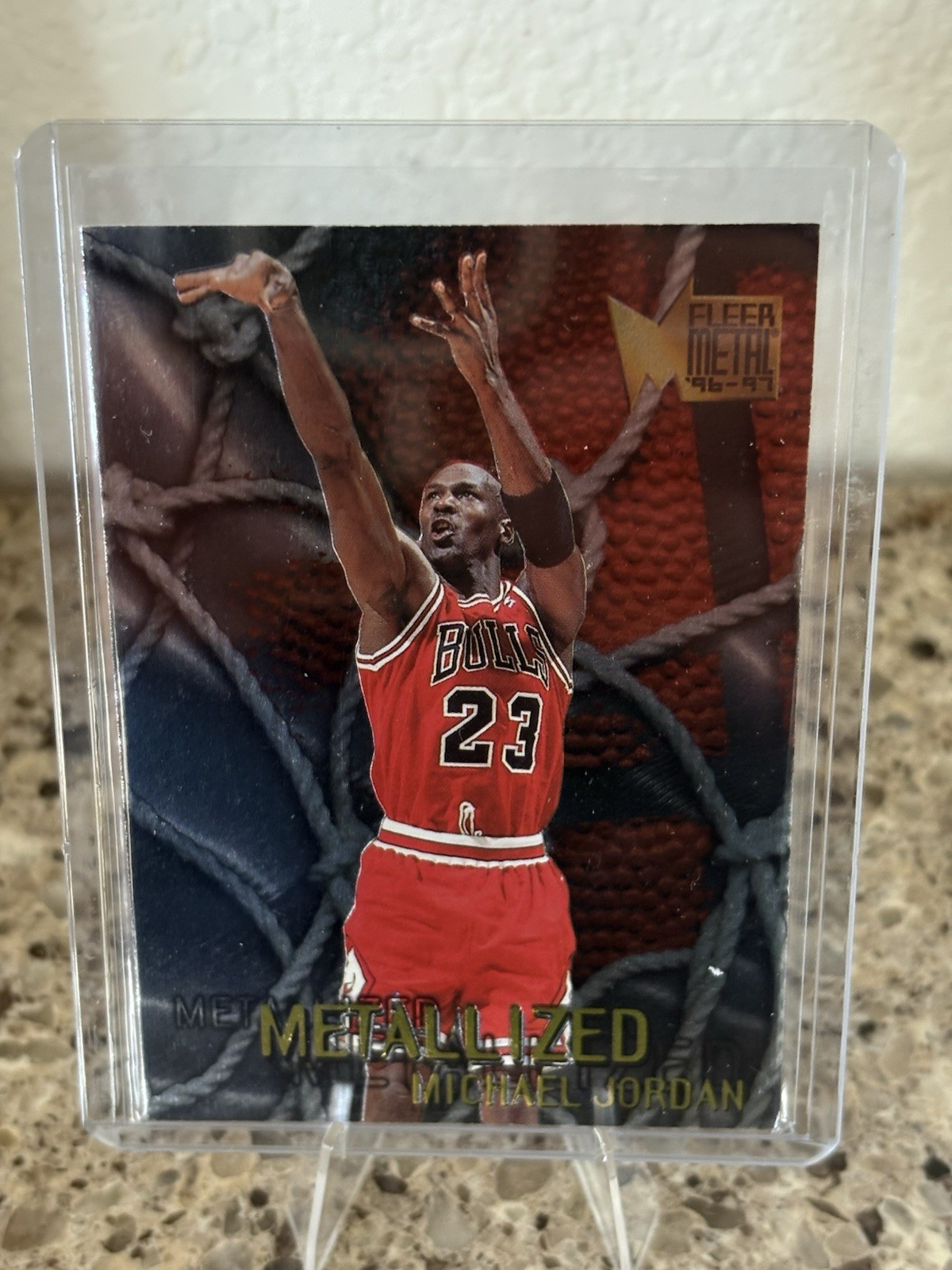 1996-97 Fleer Metal - Metallized Michael Jordan #128