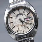CLA'd [N MINT] Vintage SEIKO Lord Matic 5606-7150 LM 37mm UKIYOE AT Men's Watch