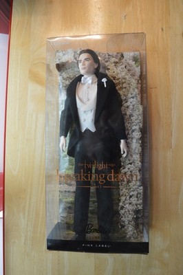 Twilight Saga Edward Breaking Dawn 1 Barbie Pink Label Doll T7652 - New in Box