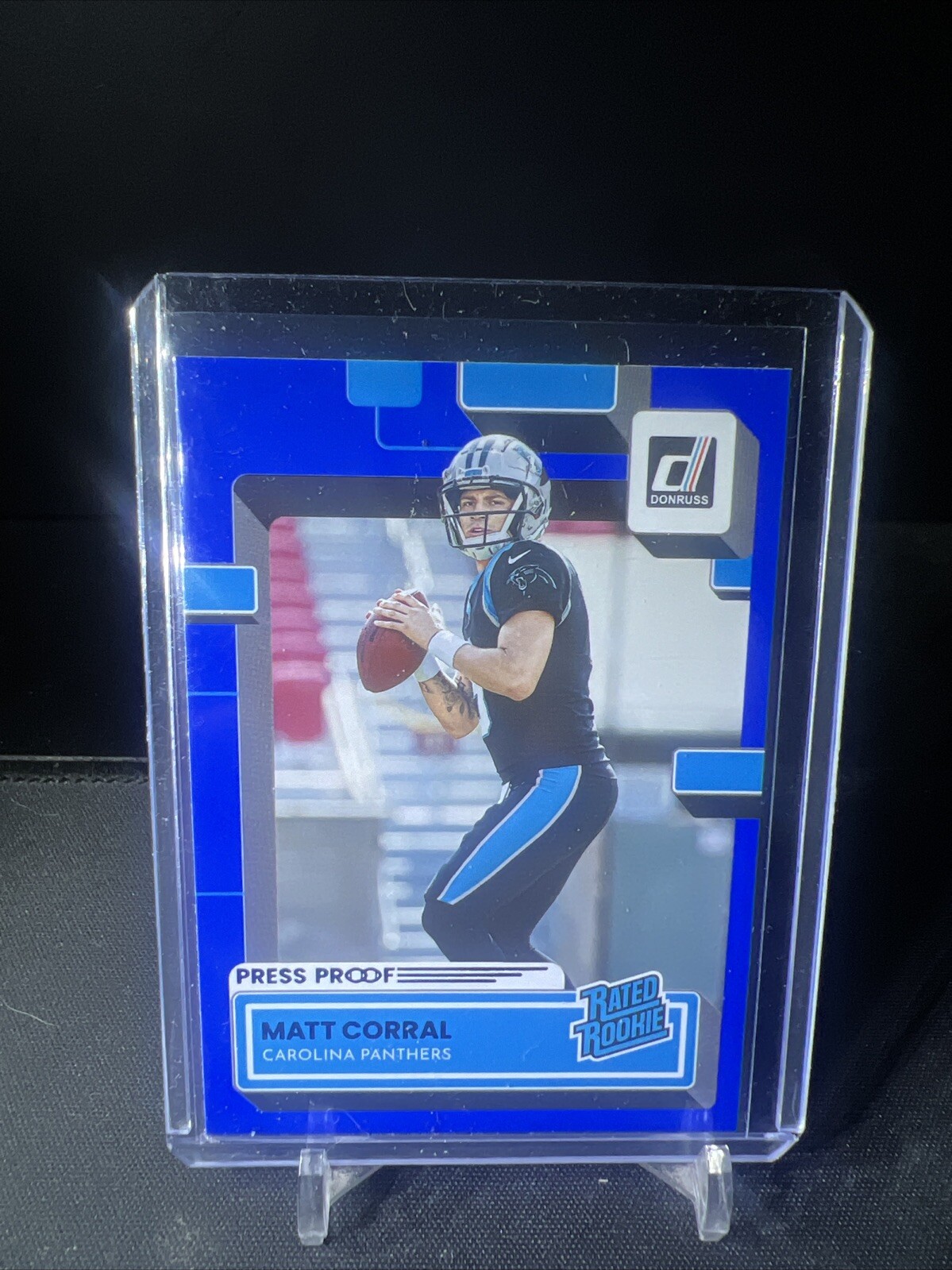 2022 Panini Donruss - Rated Rookie Press Proof Blue #302 Matt Corral (RC)