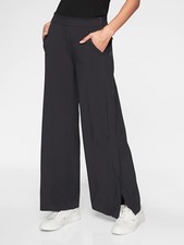 Athleta Gramercy Track Trouser, Black SIZE 6         376009 N0130/N0622