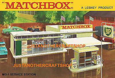 Matchbox Toys 1960's Vintage Shop Sign Banner Streamer Poster Advert Leaflet x 2