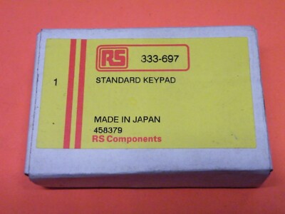12 Tasten 3x4 Matrix 0-9 *# Tastatur Keypad Dateneingabe RS Components 333-697 3T16