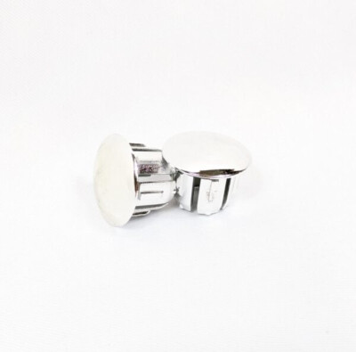 Lenkerstopfen Velox Chrom Silber Lenkerbandende Lenker Stopfen Kunststoff Velo