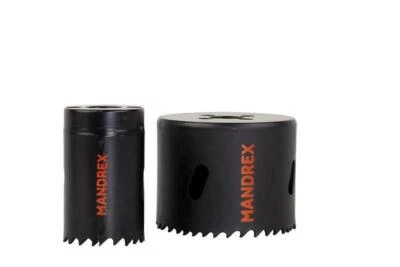 MANDREX Lochsäge Hss Bi-Metall 16 - 210 mm Bohrkrone Dosen Bohrer Trockenbau Kreissäge