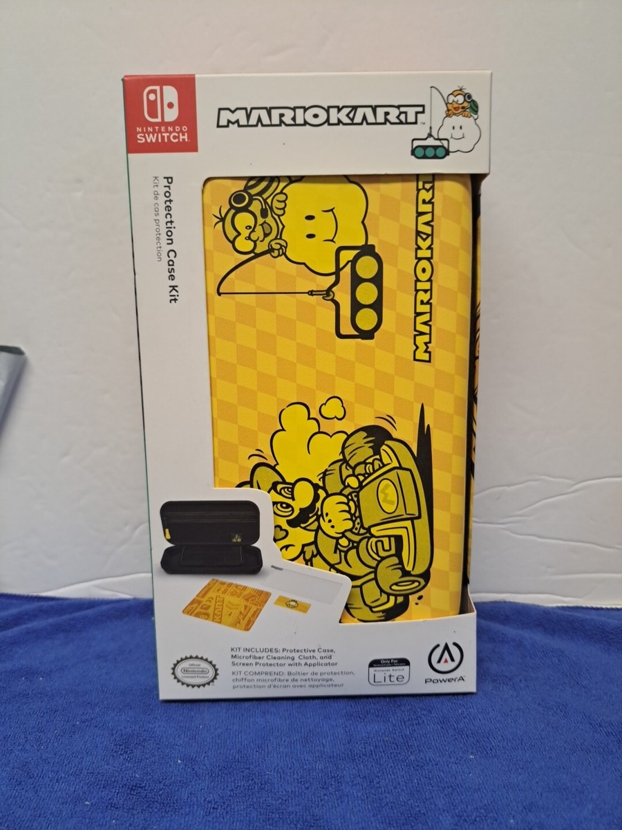 Nintendo Switch Lite Protection Case Kit Mario Kart Yellow