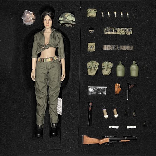 New 1/6 Female Soldier Vietnam War 12" Action Figure in StockPgzN - Picture 6 of 12