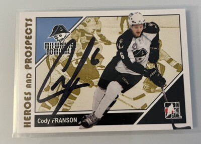 Cody Franson 2007-08 ITG Heroes And Prospects Update Auto Autograph Signed #151