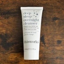 ThisWorks Deep Sleep Overnight Cleanser Oat Amino Acids 3.3oz Sealed