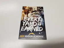 RS20 San Diego Chargers 2015 NFL Football Pocket Schedule - Bud Light (#39)