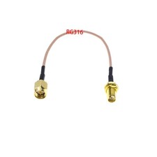 SMA Male to SMA Female Low Loss Lot RF coax Jumper Pigtail coaxial cable RG316