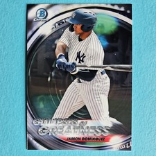 2020 Bowman Chrome Jasson Dominguez Glimpses of Greatness RC Sp Refractor 