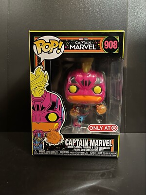 Funko POP! Captain Marvel #908 Marvel: Black Light MAY