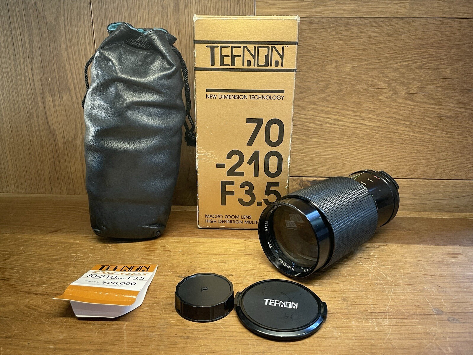 *Exc+5 in Box* TEFNON H/D MC Macro Zoom 70-210mm F/3.5 Lens M42 From Japan