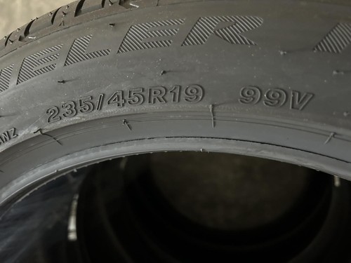 4 pneumatici nuovi bridgestone 235/45 r19 99v estivi pn010017 - Foto 6 di 7