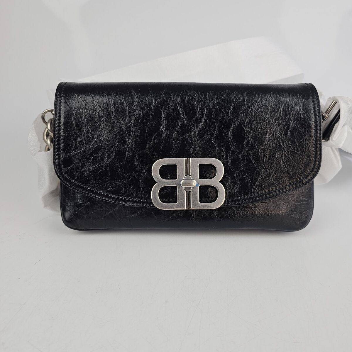 BALENCIAGA BB Small Soft Leather Black Shoulder Bag New | eBay BALENCIAGA BB Small Soft Leather Black Shoulder Bag New | eBay