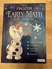 Frozen Early Math Basic Geometry Kids Math Book