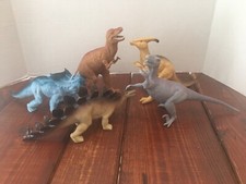 Dinosaur Lot Greenbrier International 5 Large Dinosaurs T-Rex Triceratops